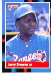 1988 Donruss Baseball Cards    408     Jerry Browne